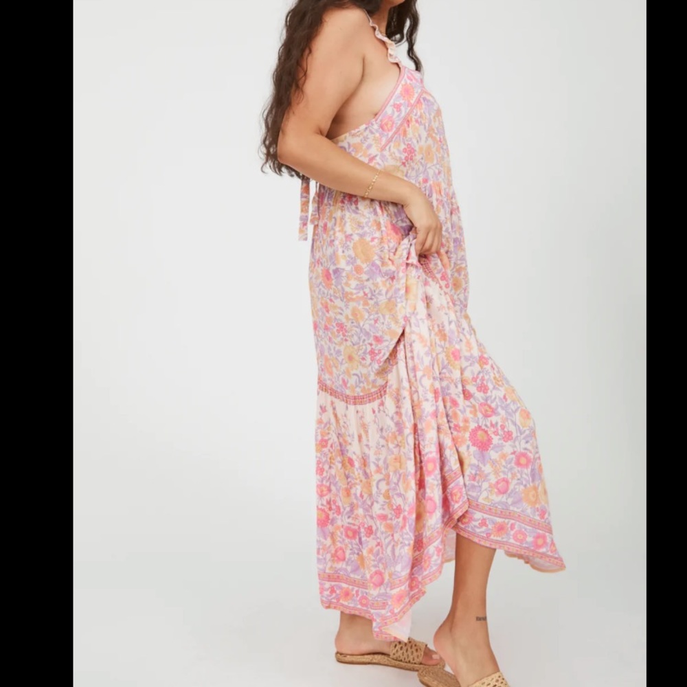 Arnhem Sophia MIdi Strappy Peony Dress - Picture 13 of 16